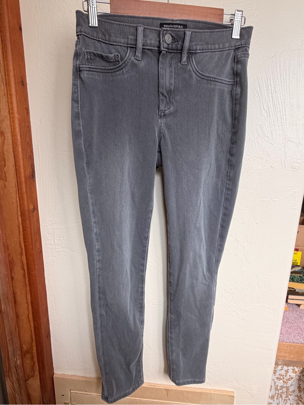 Banana Republic Women's Charcoal Skinny Jeans